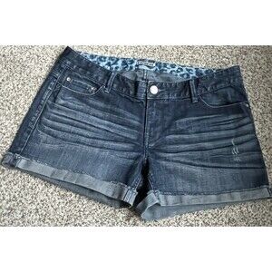 Express Dark Jean Shorts -  Cuffed Shorts - Womens SIZE 12